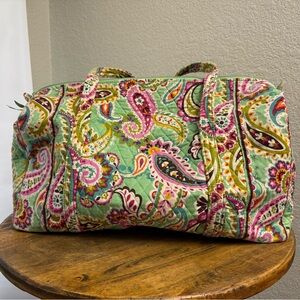 Large Paisley Design Vera Bradley Tote